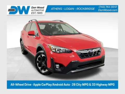 Red 2021 Subaru Crosstrek Premium for sale in Athens, OH