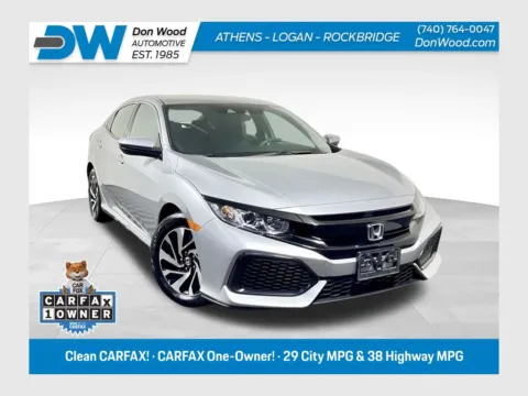 Silver 2018 Honda Civic LX for sale in Athens, OH