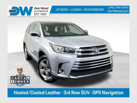Silver 2019 Toyota Highlander Hybrid Limited for sale in Athens, OH