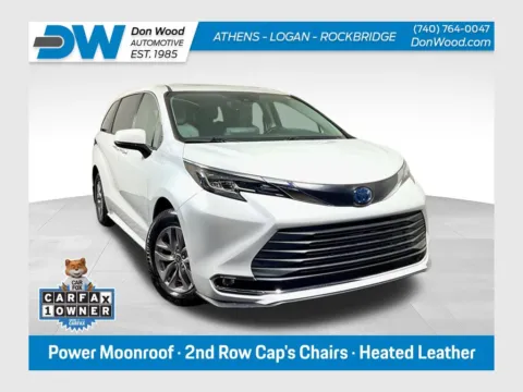 White 2022 Toyota Sienna XLE for sale in Athens, OH