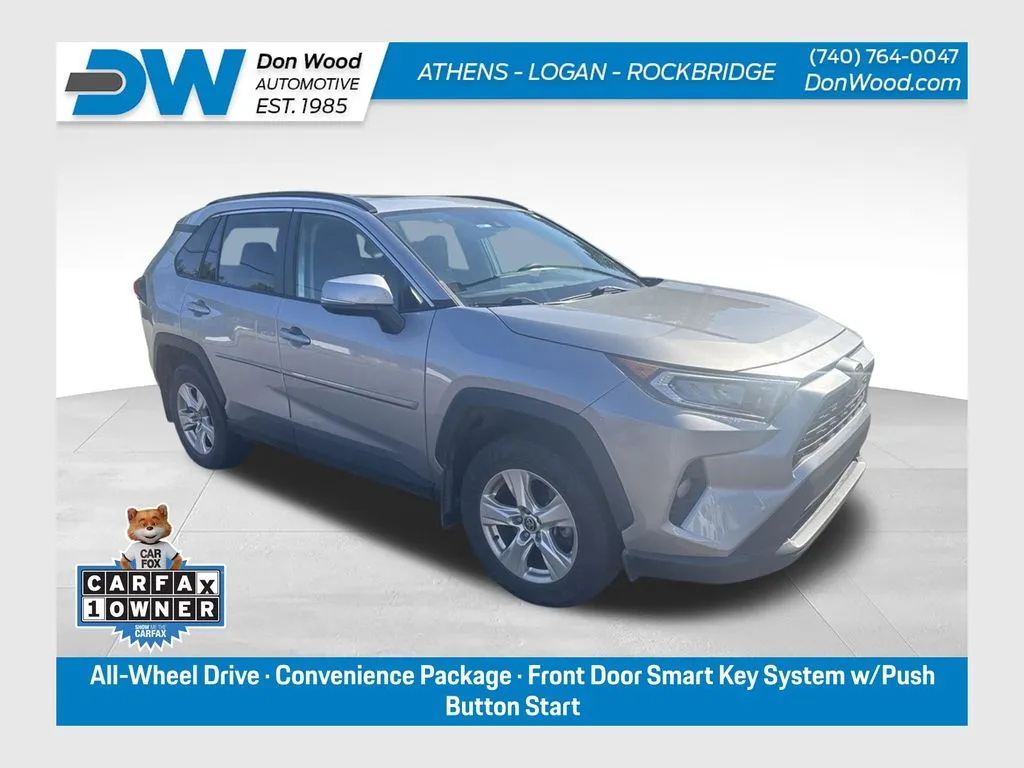 Silver 2021 Toyota RAV4 XLE for sale in Athens, OH