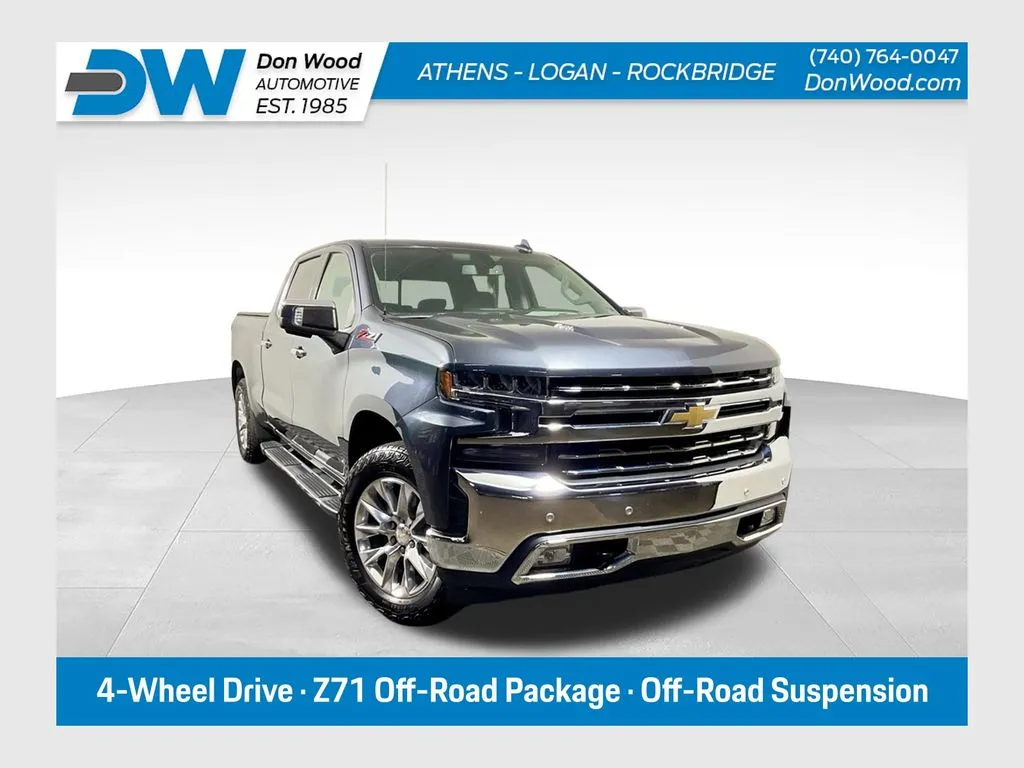Gray 2022 Chevrolet Silverado 1500 LTD LTZ for sale in Athens, OH