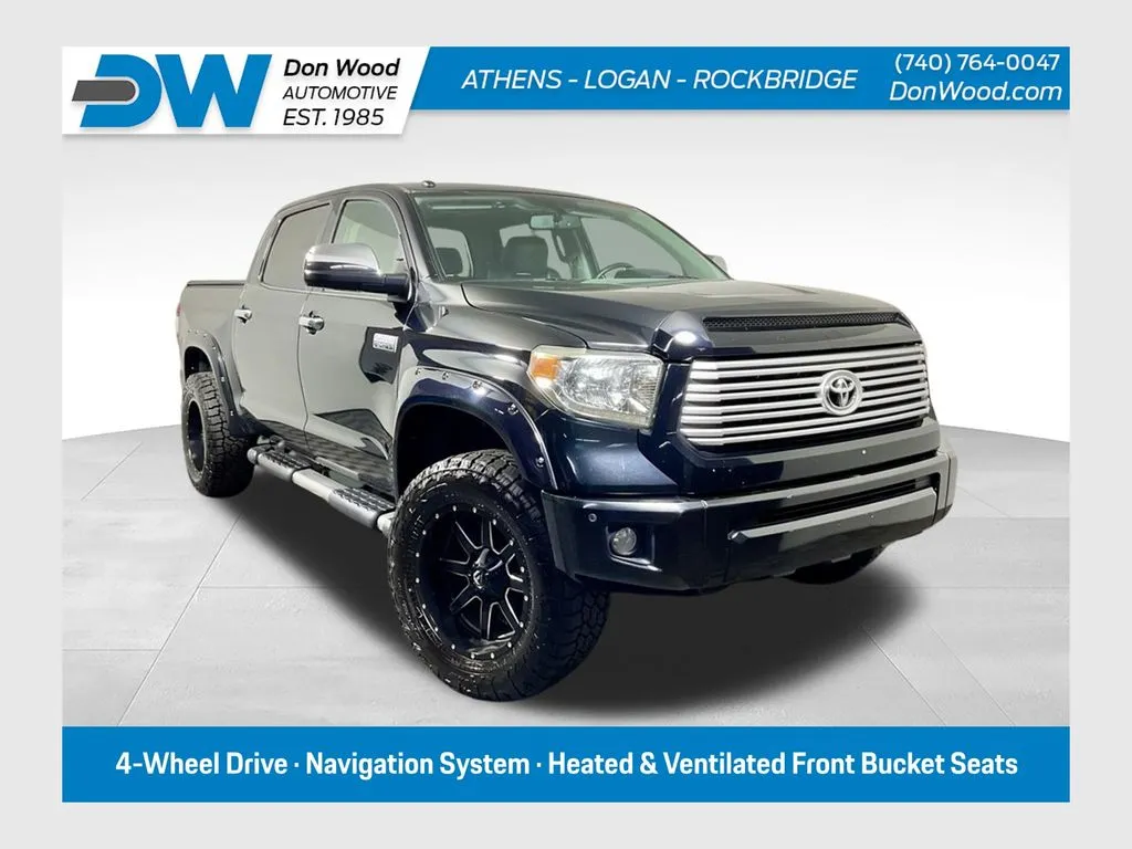Black 2014 Toyota Tundra Platinum for sale in Athens, OH