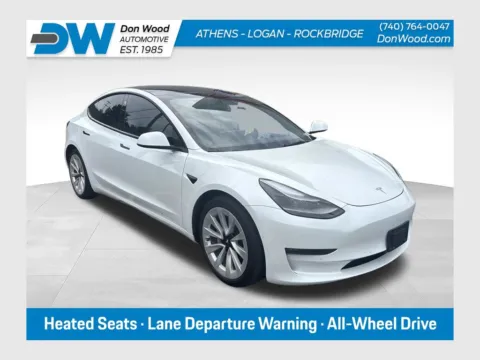 White 2022 Tesla Model 3 Long Range for sale in Athens, OH