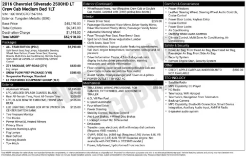 Photos of 2016 Chevrolet Silverado 2500 HD LT for sale in Athens, OH at Don Wood Toyota