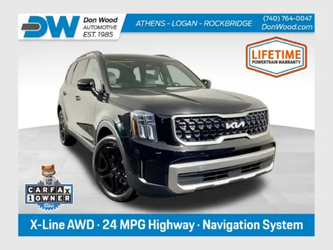 Black 2023 Kia Telluride EX X-Line for sale in Athens, OH