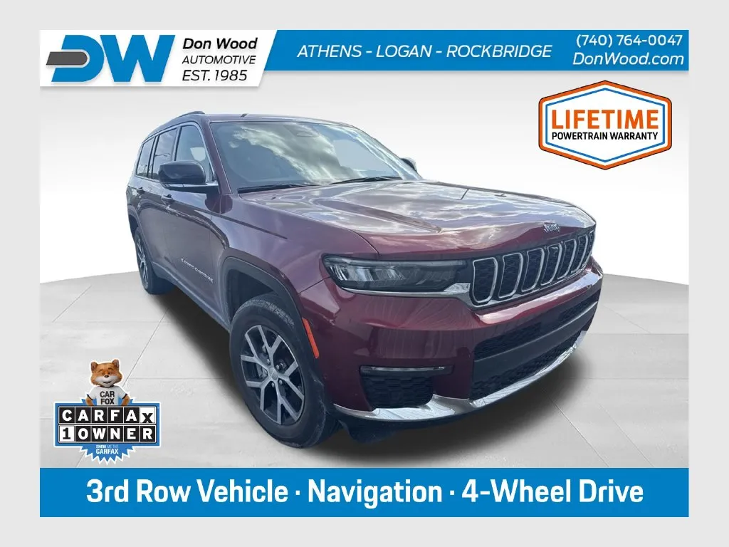Red 2023 Jeep Grand Cherokee L Limited for sale in Athens, OH