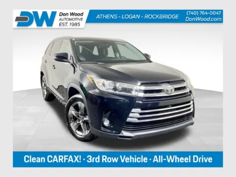 Black 2019 Toyota Highlander Limited Platinum for sale in Athens, OH