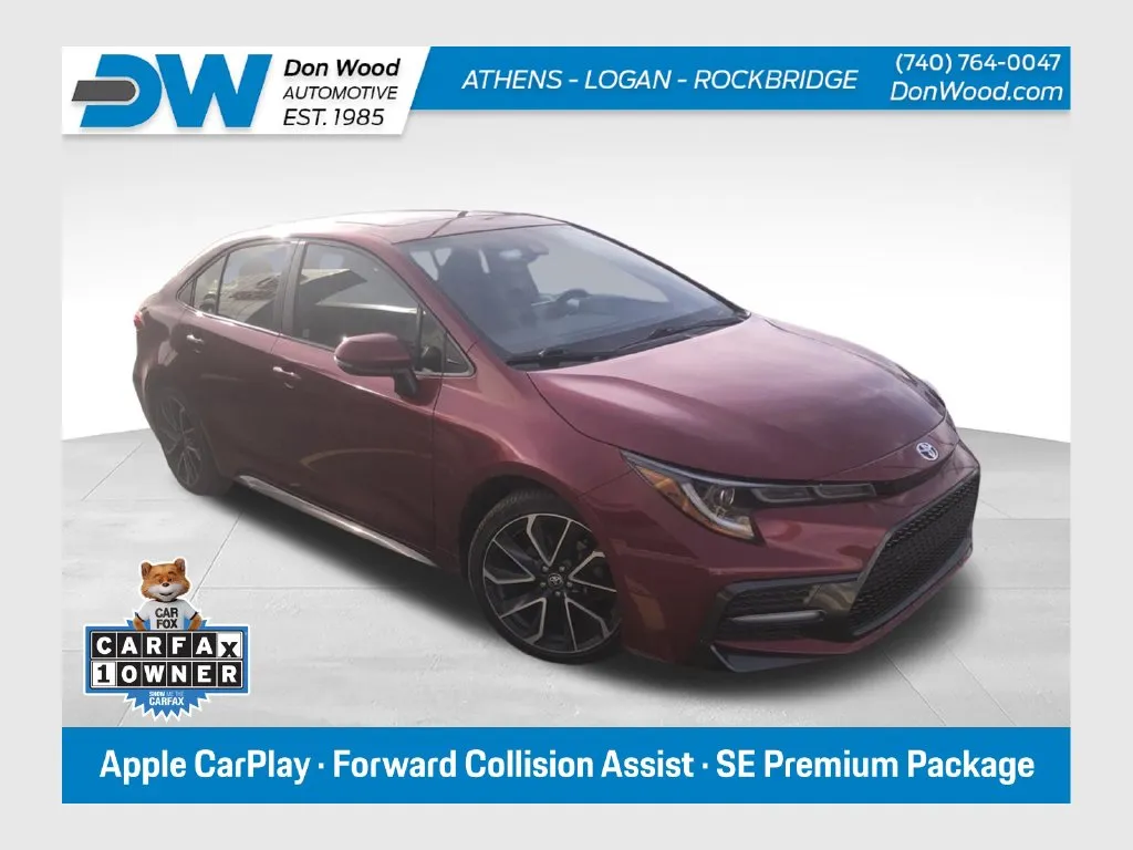 Red 2022 Toyota Corolla SE for sale in Athens, OH