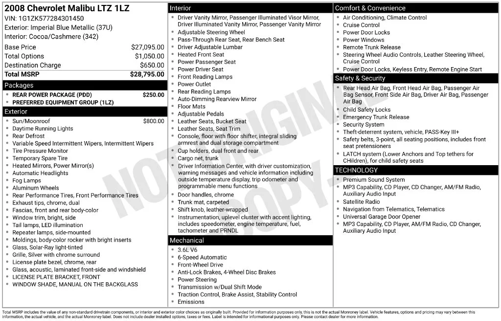 Chevrolet Malibu photo 6