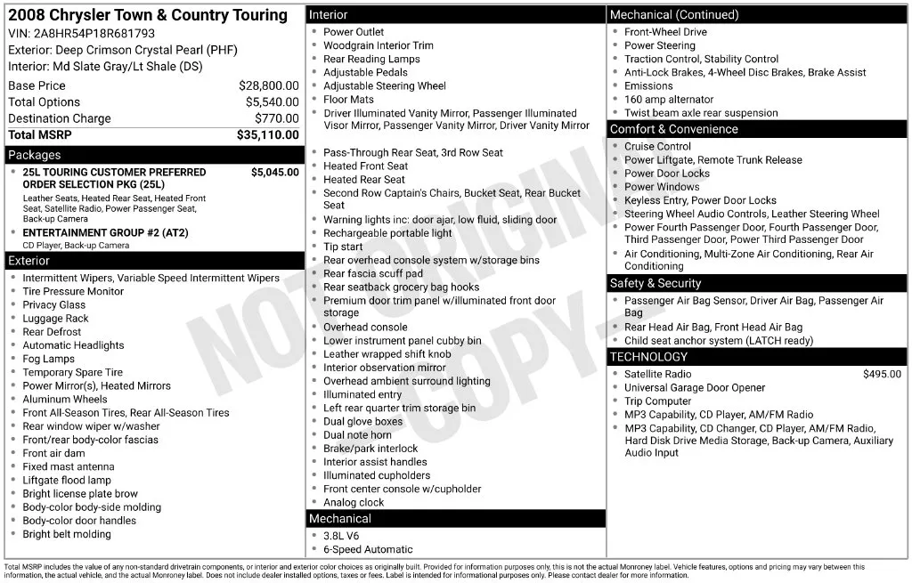 Chrysler Town and Country photo 6