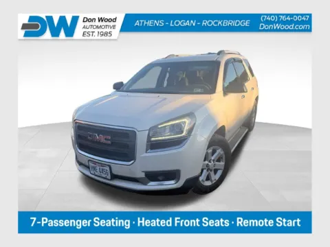 White 2015 GMC Acadia SLE-2 for sale in Athens, OH