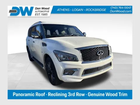 White 2017 INFINITI QX80 for sale in Athens, OH