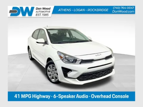 White 2022 Kia Rio S for sale in Athens, OH