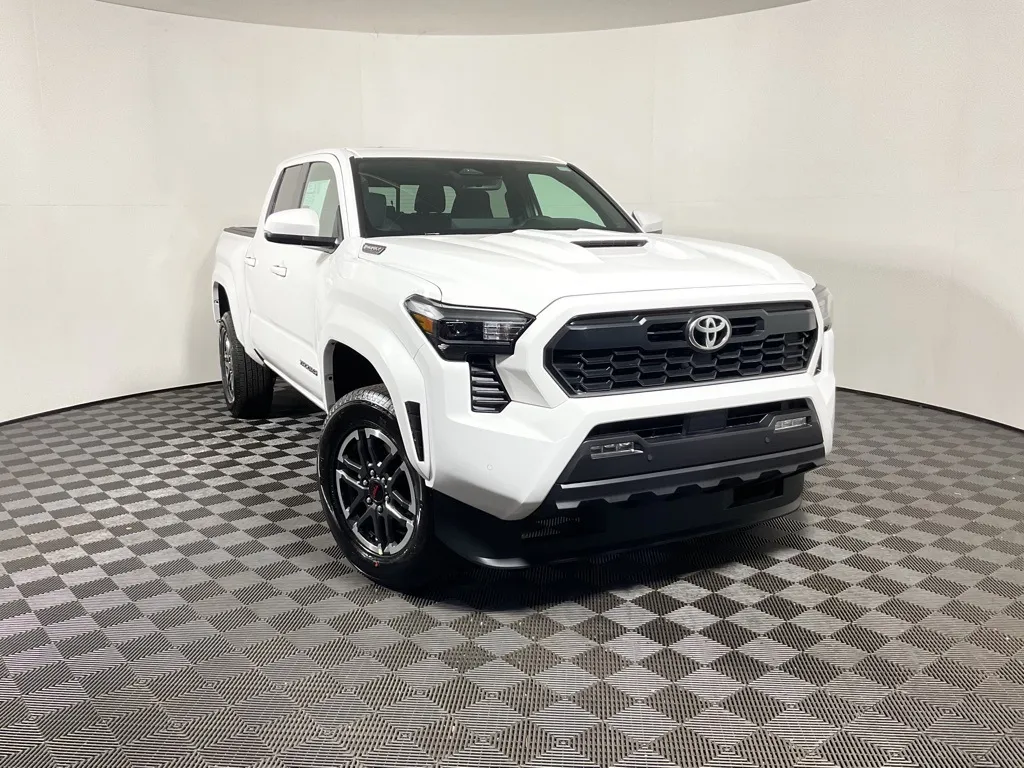 White 2025 Toyota Tacoma Hybrid TRD Sport for sale in Athens, OH
