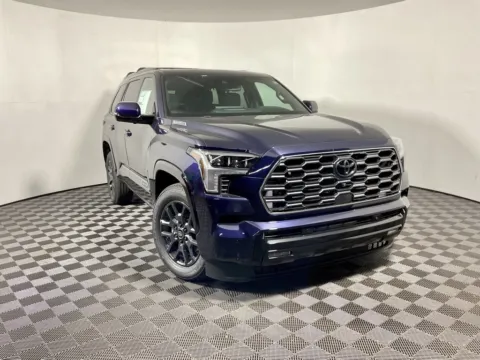 Blue 2025 Toyota Sequoia Platinum for sale in Athens, OH