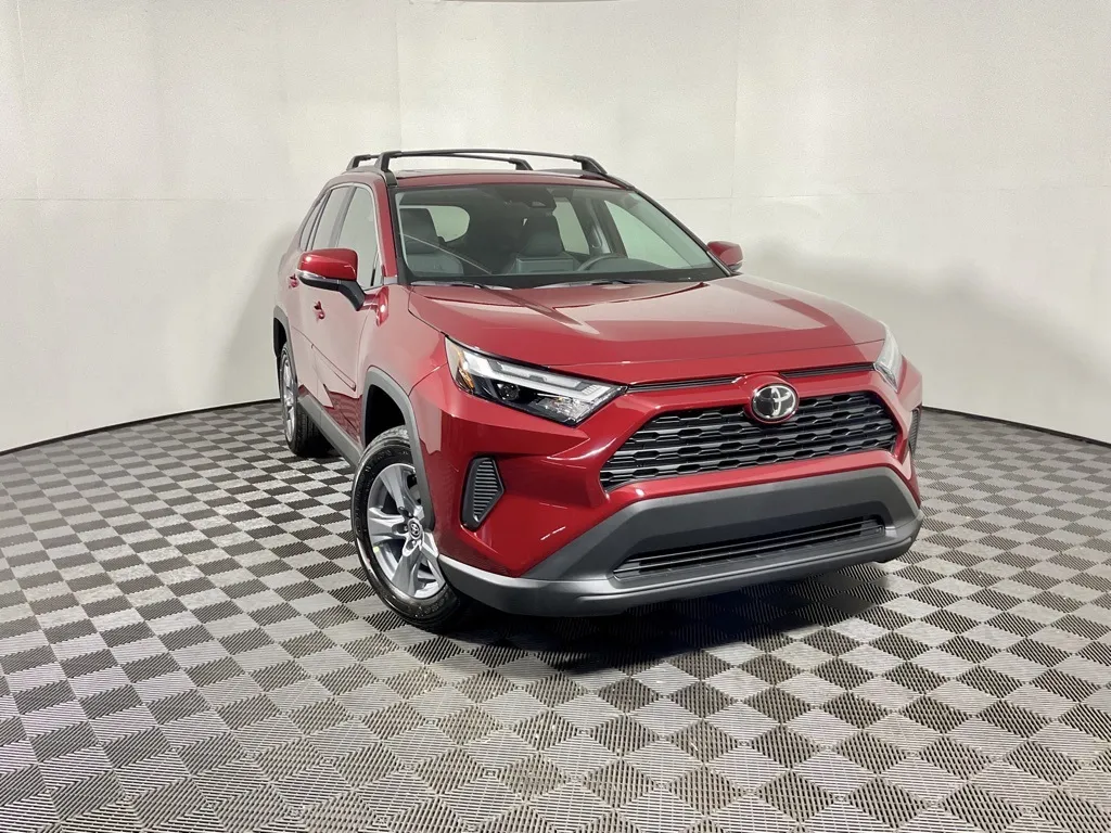 Red 2025 Toyota RAV4 Hybrid XLE for sale in Athens, OH