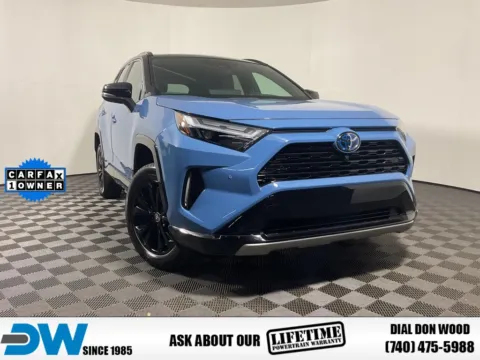 Blue 2024 Toyota RAV4 Hybrid XSE for sale in Athens, OH