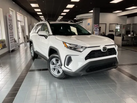 White 2025 Toyota RAV4 Hybrid XLE for sale in Athens, OH