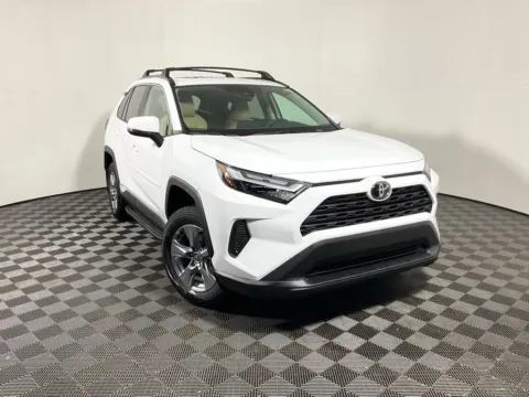 White 2025 Toyota RAV4 Hybrid XLE for sale in Athens, OH