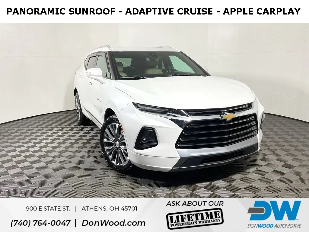 White 2021 Chevrolet Blazer Premier for sale in Athens, OH