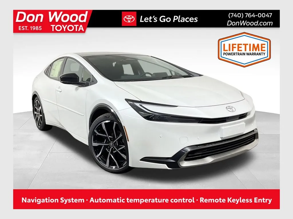 White 2025 Toyota Prius Plug-In Hybrid Limited Premium for sale in Athens, OH