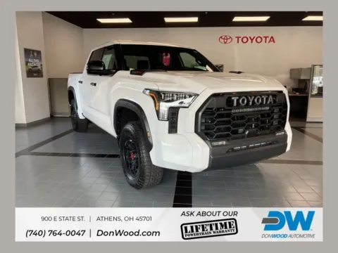 White 2025 Toyota Tundra Hybrid TRD Pro for sale in Athens, OH