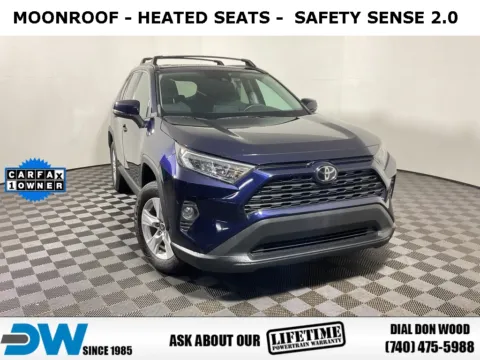 Blue 2021 Toyota RAV4 XLE for sale in Athens, OH
