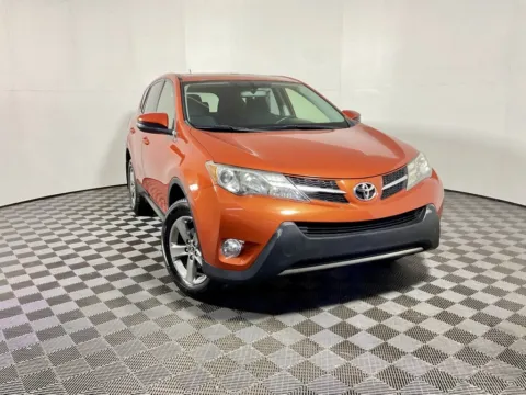 Orange 2015 Toyota RAV4 XLE for sale in Athens, OH