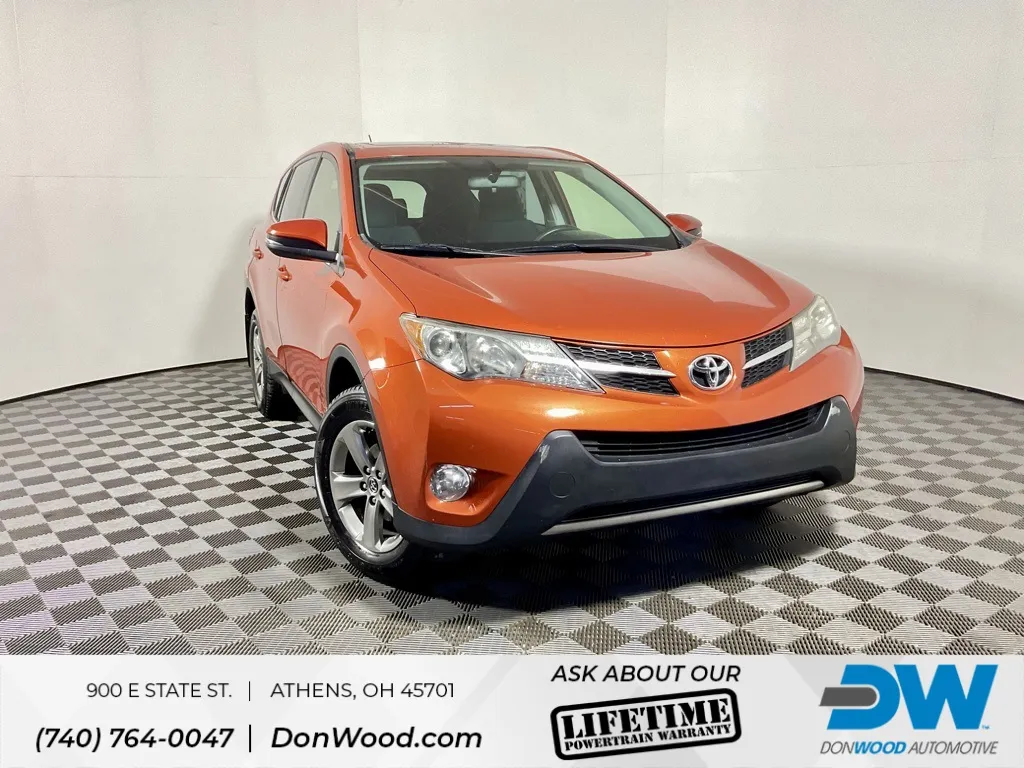 Orange 2015 Toyota RAV4 XLE for sale in Athens, OH