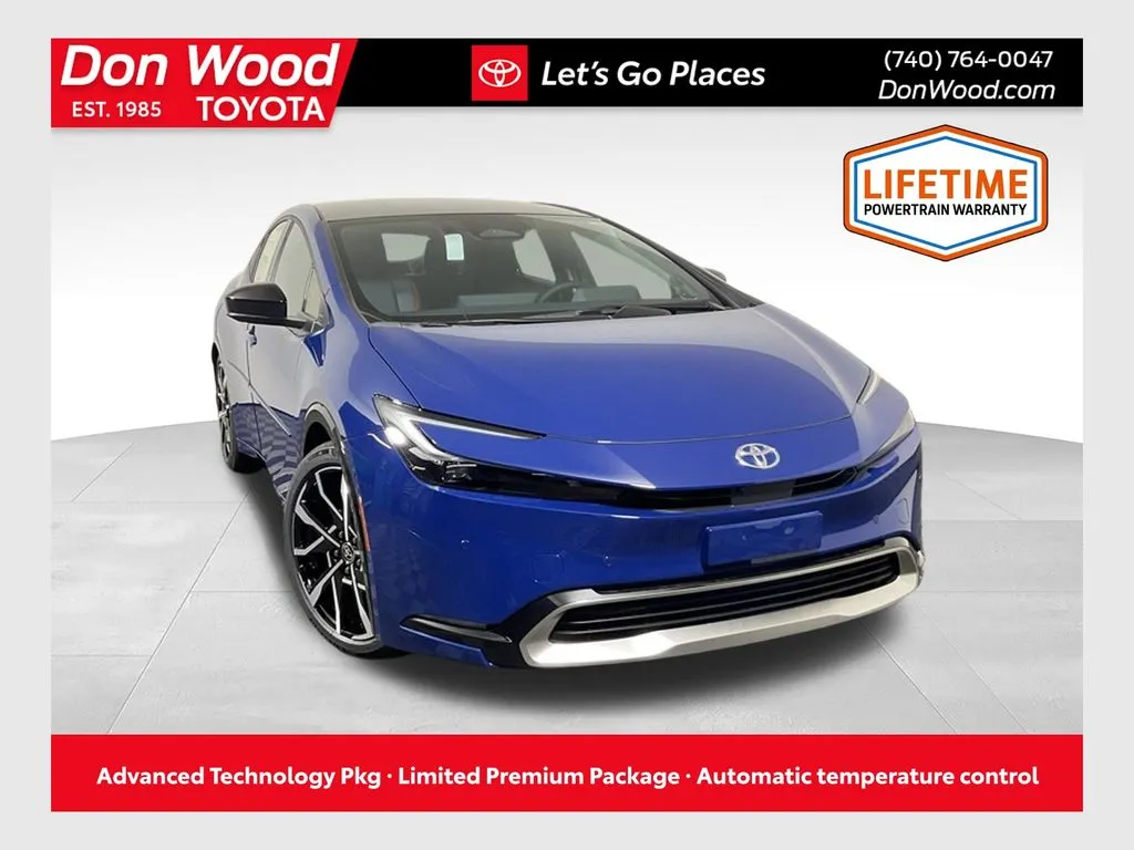 Blue 2025 Toyota Prius Plug-In Hybrid XSE Premium for sale in Athens, OH
