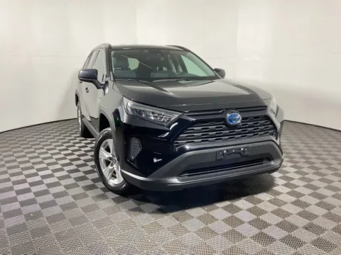 Black 2021 Toyota RAV4 Hybrid LE for sale in Athens, OH