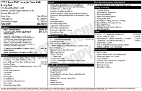 Another view of 2026 Ram 3500 Laramie for sale in Rockbridge, OH at Don Wood Chrysler Dodge Jeep Ram