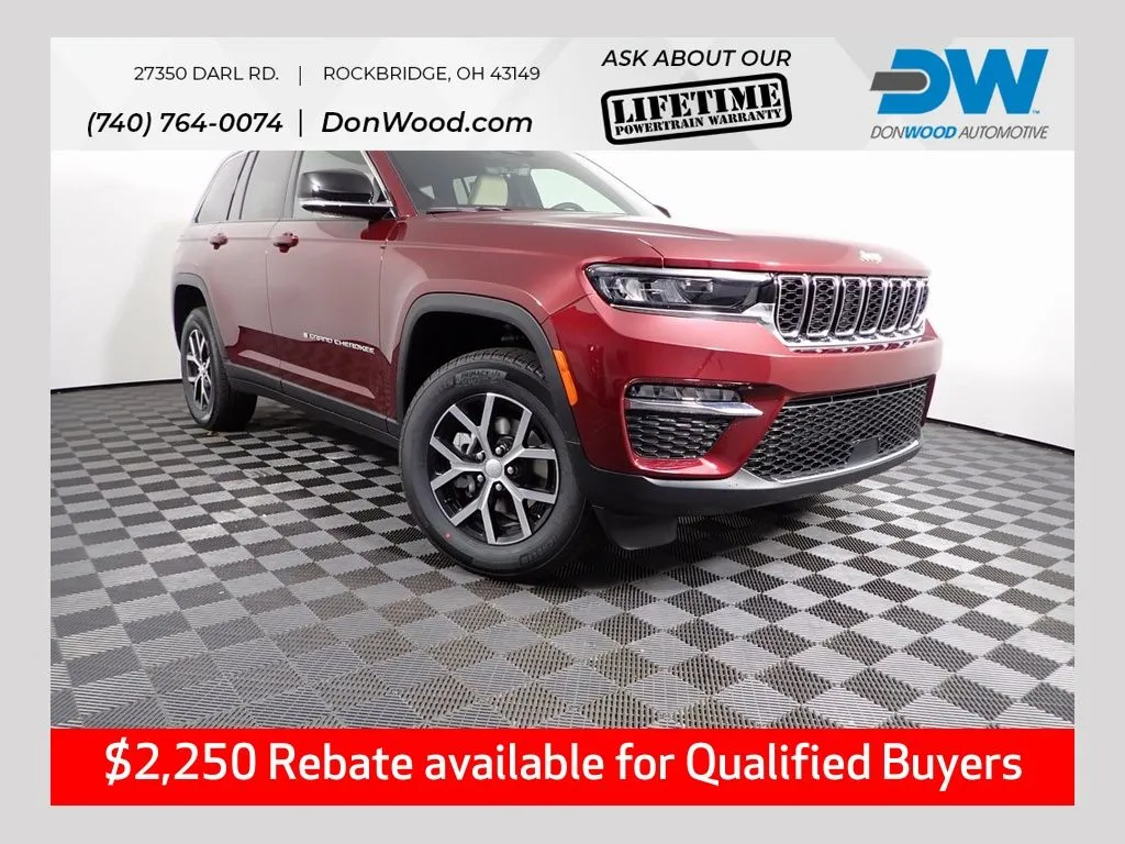 Red 2025 Jeep Grand Cherokee Limited for sale in Rockbridge, OH