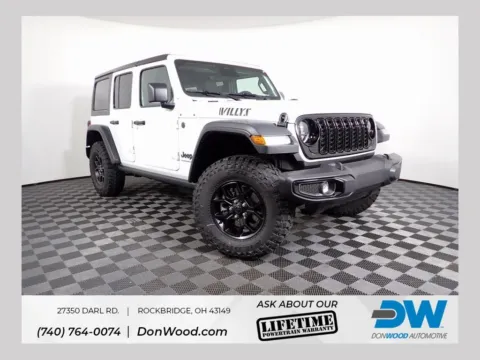 White 2026 Jeep Wrangler Willys for sale in Rockbridge, OH