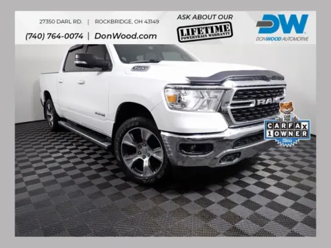 White 2022 Ram 1500 Big Horn/Lone Star for sale in Rockbridge, OH