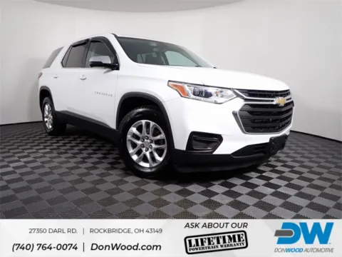 White 2019 Chevrolet Traverse LS for sale in Rockbridge, OH