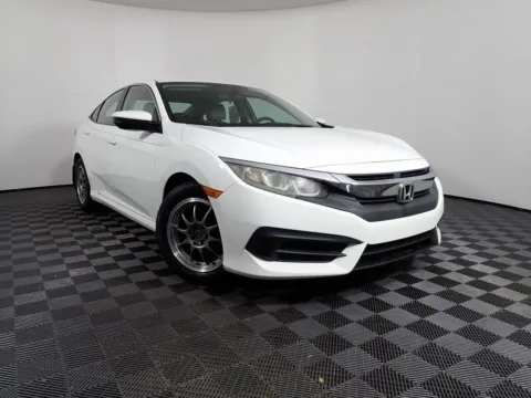 White 2016 Honda Civic LX for sale in Rockbridge, OH
