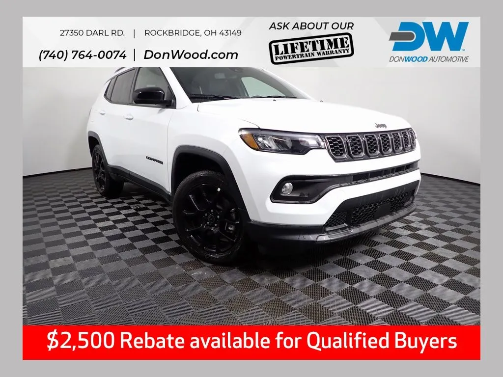 White 2026 Jeep Compass Latitude for sale in Rockbridge, OH