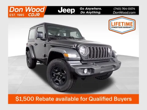 Black 2026 Jeep Wrangler Sport for sale in Rockbridge, OH