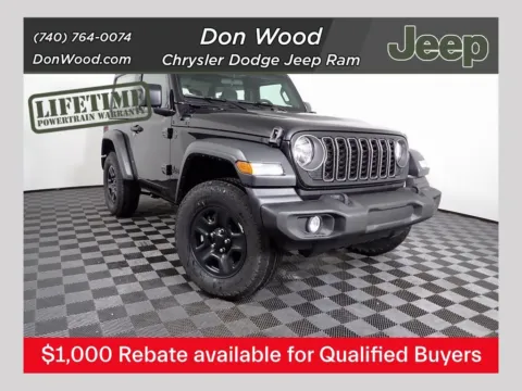 Black 2026 Jeep Wrangler Sport for sale in Rockbridge, OH