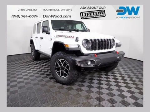 White 2026 Jeep Wrangler Rubicon for sale in Rockbridge, OH