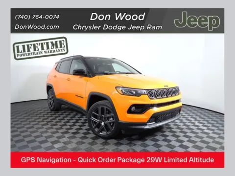 Orange 2026 Jeep Compass Limited for sale in Rockbridge, OH