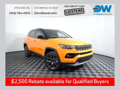 Orange 2026 Jeep Compass Limited for sale in Rockbridge, OH