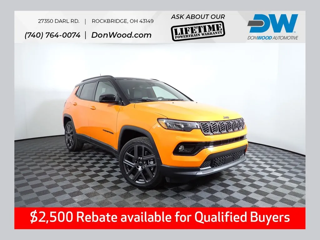 Orange 2026 Jeep Compass Limited for sale in Rockbridge, OH