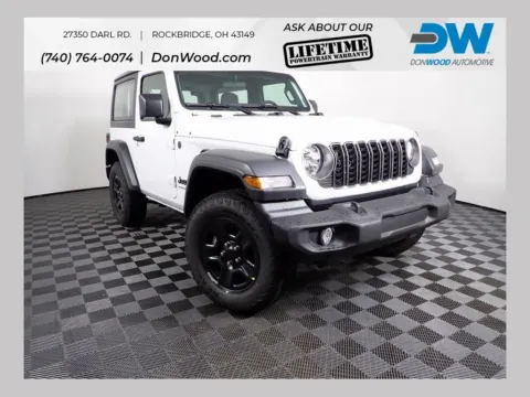White 2026 Jeep Wrangler Sport for sale in Rockbridge, OH