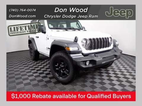 White 2026 Jeep Wrangler Sport for sale in Rockbridge, OH