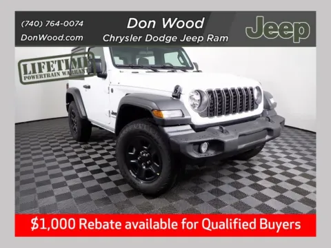 White 2026 Jeep Wrangler Sport for sale in Rockbridge, OH