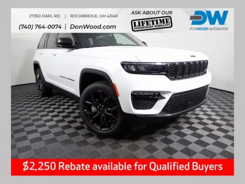 White 2025 Jeep Grand Cherokee Limited for sale in Rockbridge, OH