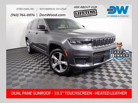 Gray 2021 Jeep Grand Cherokee L Limited for sale in Rockbridge, OH